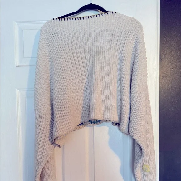 Free People Multicolor Crochet Sweater - Picture 4 of 5